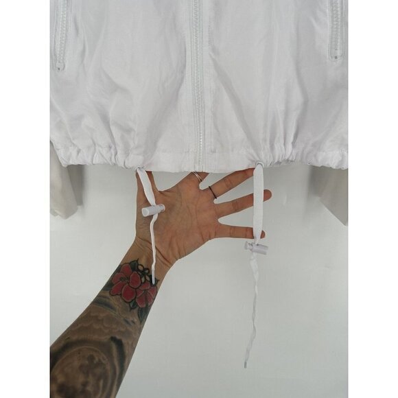 Zyia Bomber Jacket White Packable Women’s S Read - Picture 3 of 11